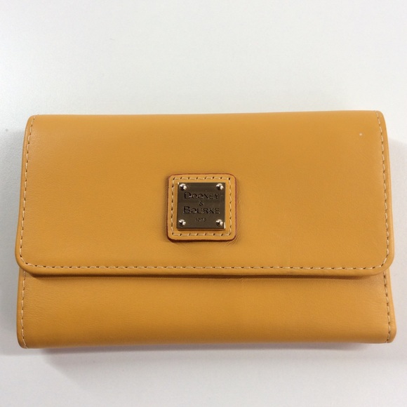 Dooney & Bourke Bags Dooney And Bourke Trifold Mustard Yellow